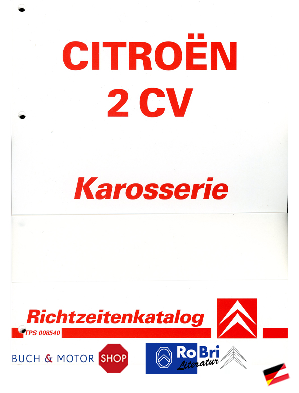 Citroën 2CV Richtzeitenkatalog Karosserie